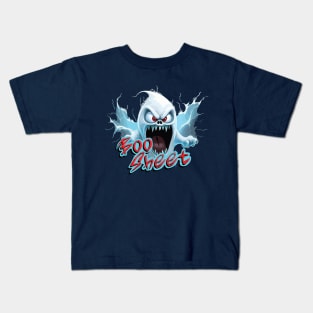 Boo Sheet Angry Ghost Kids T-Shirt